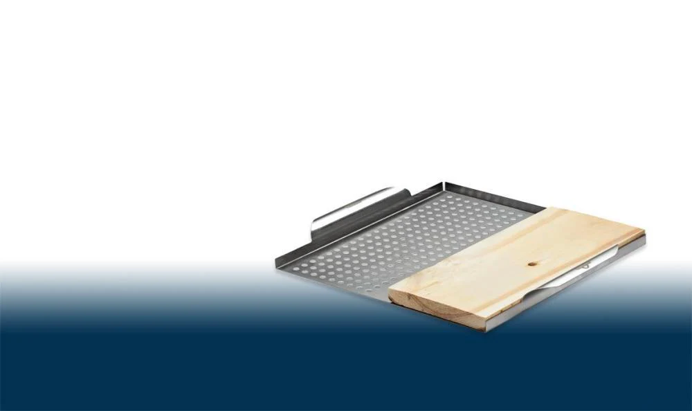 Napoleon Bbq 70027 Stainless Steel Multi-functional Topper with Cedar Plank - Image 2