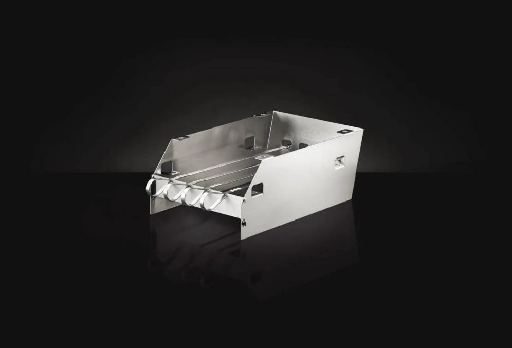 Napoleon Bbq 71301 Side Burner Windshield - Large with Skewer Rack - Image 2