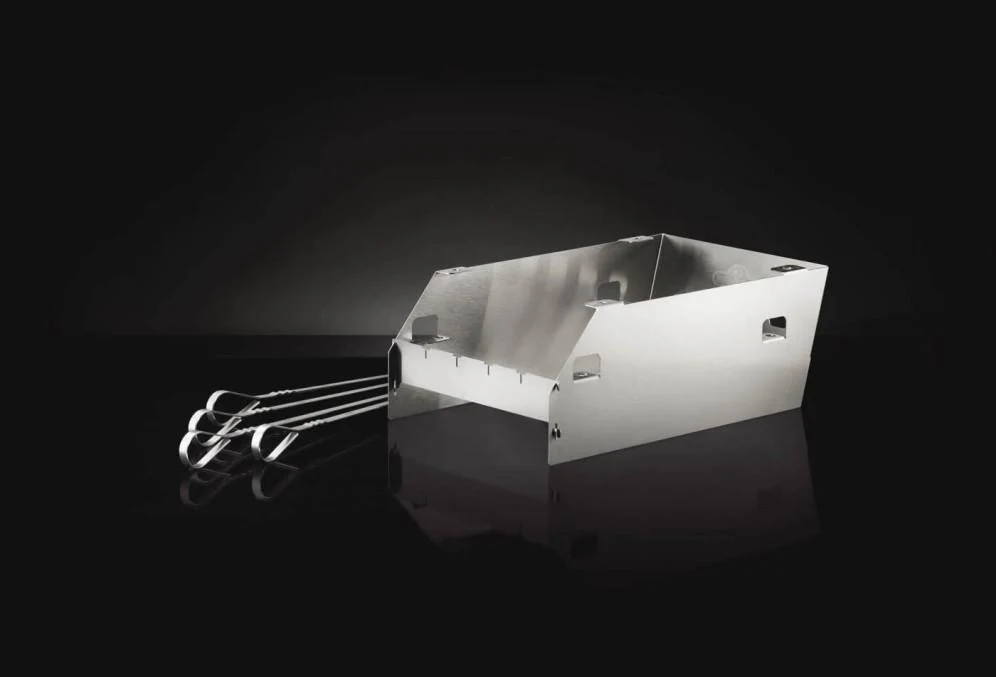 Napoleon Bbq 71301 Side Burner Windshield - Large with Skewer Rack - Image 3