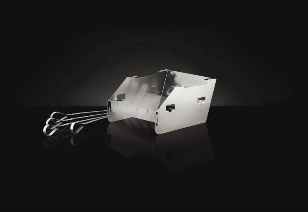 Napoleon Bbq 71302 Side Burner Windshield - Small with Skewer Rack - Image 3