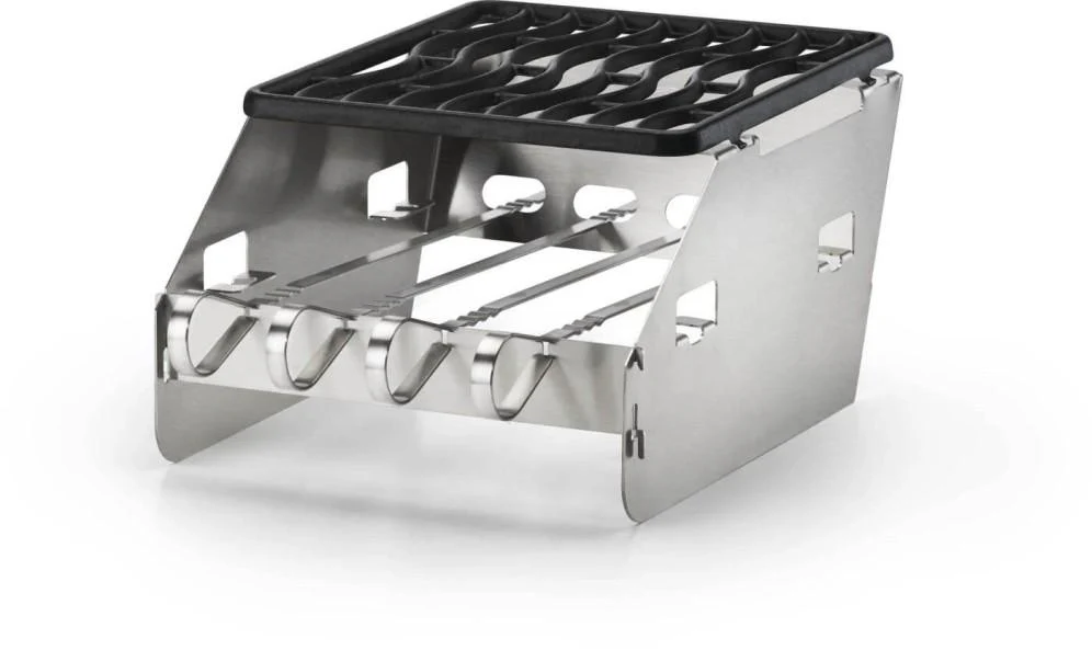 Napoleon Bbq 71302 Side Burner Windshield - Small with Skewer Rack - Image 9