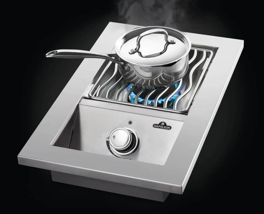 Napoleon Bbq BI10RTPSS Built-in 500 Series Single Range Top Burner with Stainless Steel Cover , Propane, Stainless Steel - Image 5