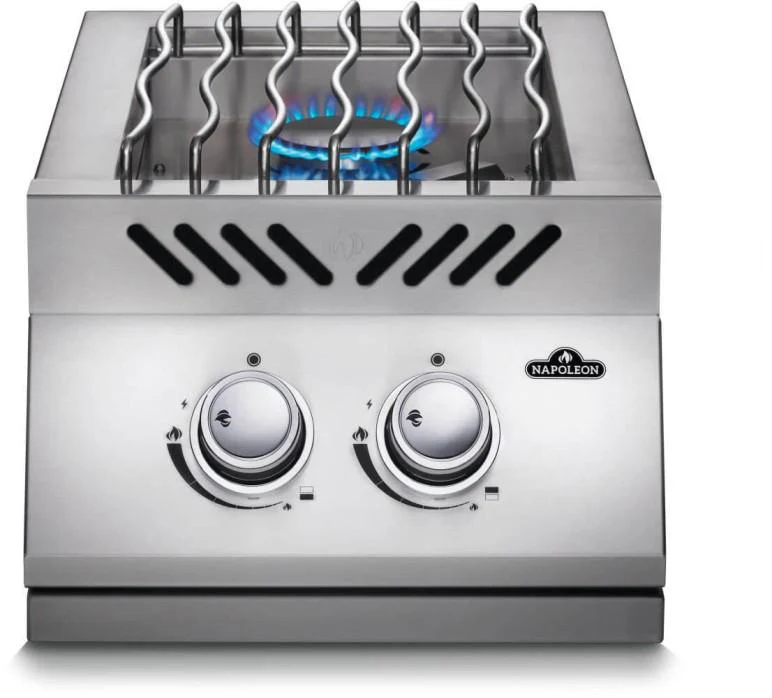 Napoleon Bbq BI12RTPSS Built-in 500 Series Inline Dual Range Top Burner with Stainless Steel Cover , Propane, Stainless Steel - Image 2