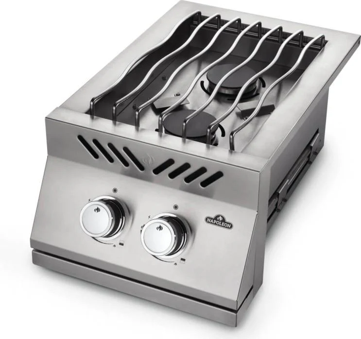 Napoleon Bbq BI12RTPSS Built-in 500 Series Inline Dual Range Top Burner with Stainless Steel Cover , Propane, Stainless Steel - Image 4