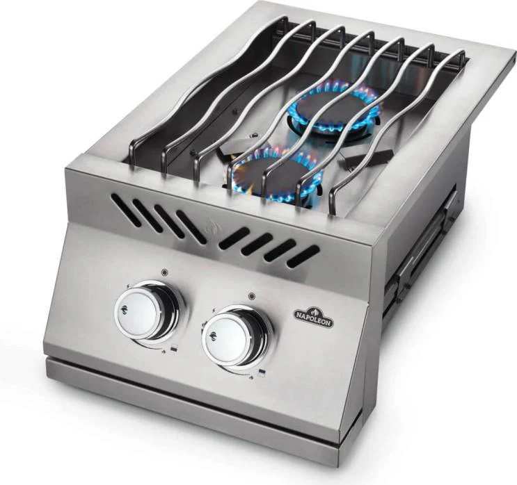 Napoleon Bbq BI12RTPSS Built-in 500 Series Inline Dual Range Top Burner with Stainless Steel Cover , Propane, Stainless Steel - Image 5