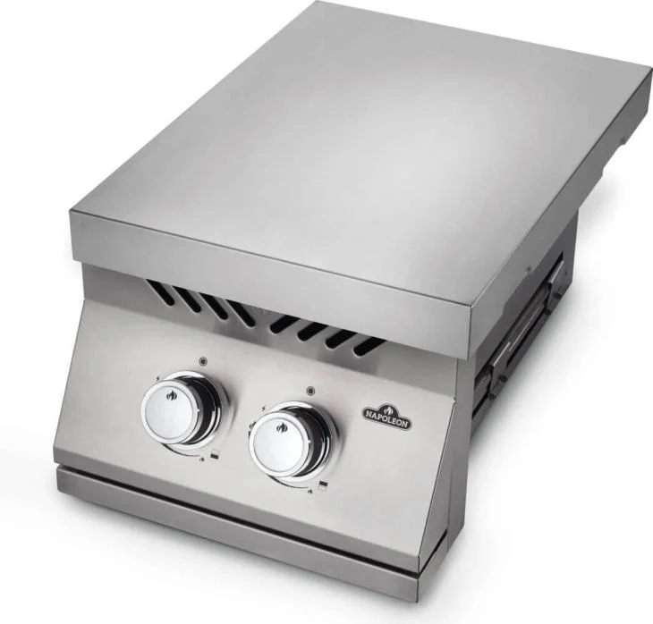 Napoleon Bbq BI12RTPSS Built-in 500 Series Inline Dual Range Top Burner with Stainless Steel Cover , Propane, Stainless Steel - Image 7