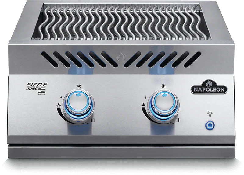 Napoleon Bbq BIB18IRNSS Built-in 700 Series Dual Infrared Burner with Stainless Steel Cover , Natural Gas, Stainless Steel