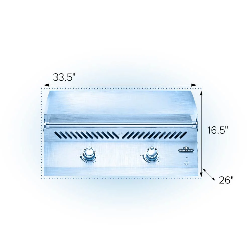 Napoleon Bbq BIG32FTNSS Built-In 700 Series 32 Griddle Stainless Steel , Natural Gas, Stainless Steel - Image 2