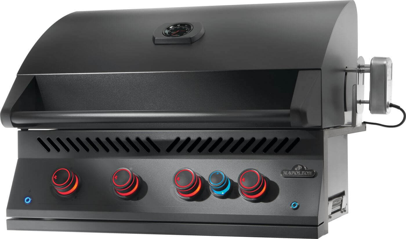 Napoleon Bbq BIG32RBNMK1 Built-In 700 Series 32 with Infrared Rear Burner , Natural Gas, Matte/Matt Black - Image 4