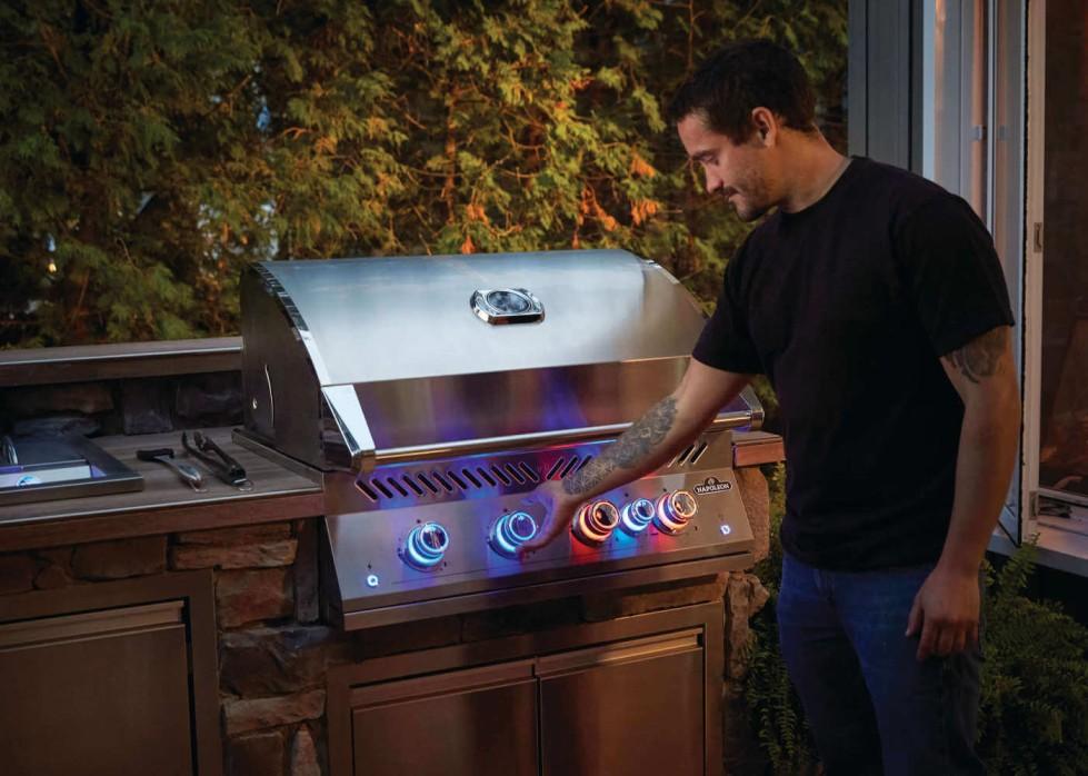 Napoleon Bbq BIG32RBNSS1 Built-In 700 Series 32 with Infrared Rear Burner , Natural Gas, Stainless Steel - Image 8
