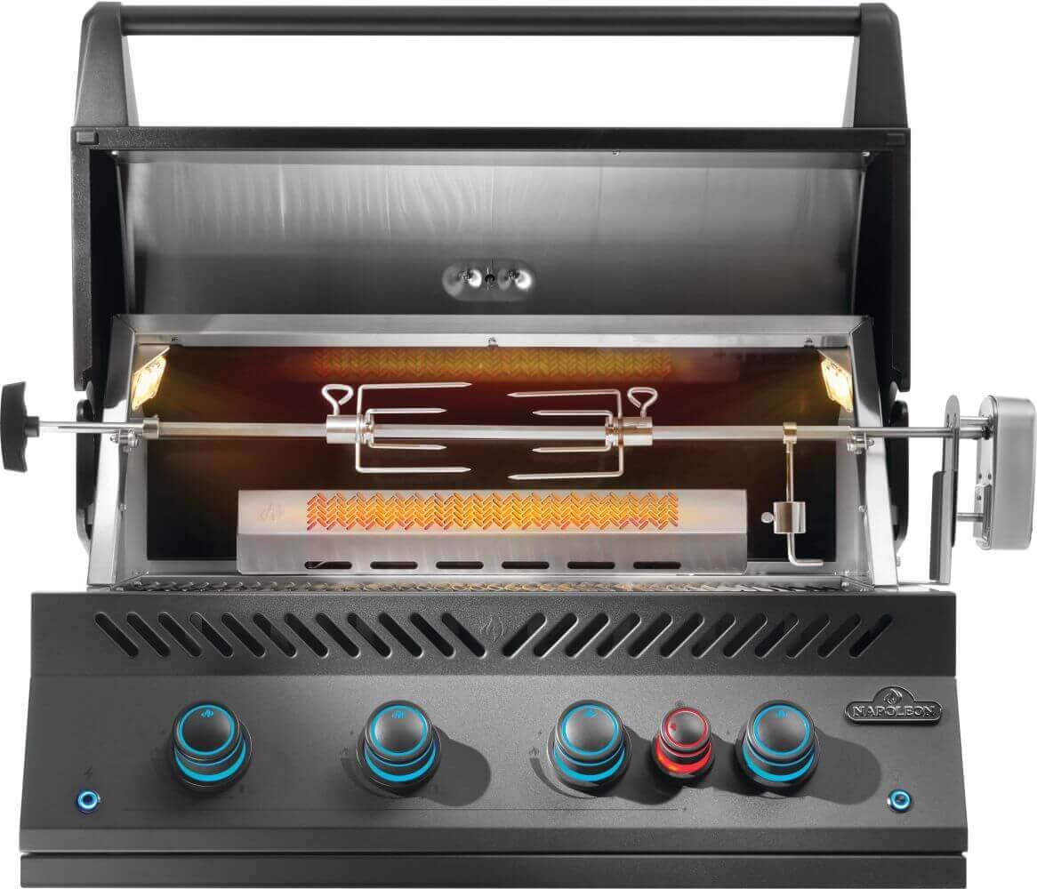 Napoleon Bbq BIG32RBPMK1 Built-In 700 Series 32 with Infrared Rear Burner , Propane, Matte/Matt Black - Image 7