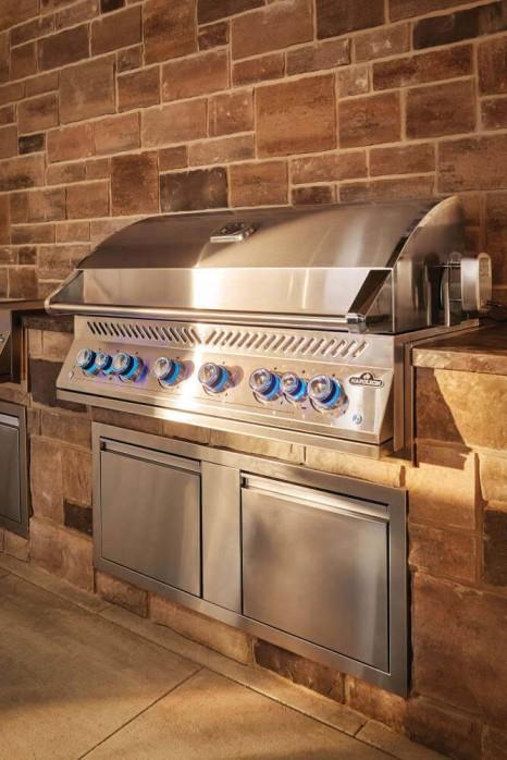 Napoleon Bbq BIG44RBNSS1 Built-In 700 Series 44 with Dual Infrared Rear Burners , Natural Gas, Stainless Steel - Image 6