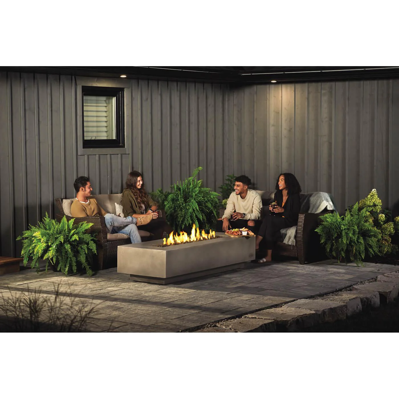 Napoleon Bbq GPFRCN72 Nexus 72 Patioflame Table Fire Table, Grey - Image 3