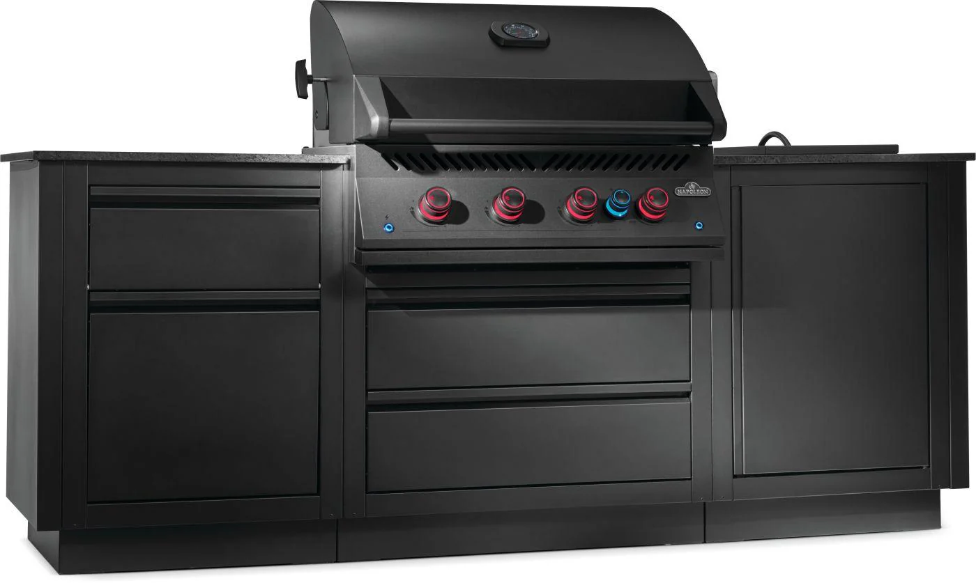 Napoleon Bbq ODK300BIG32RBPMK1 OASIS 300 Outdoor Kitchen, Built-in 700 Series 32 With Soft Close , Propane, Matte/Matt Black - Image 5