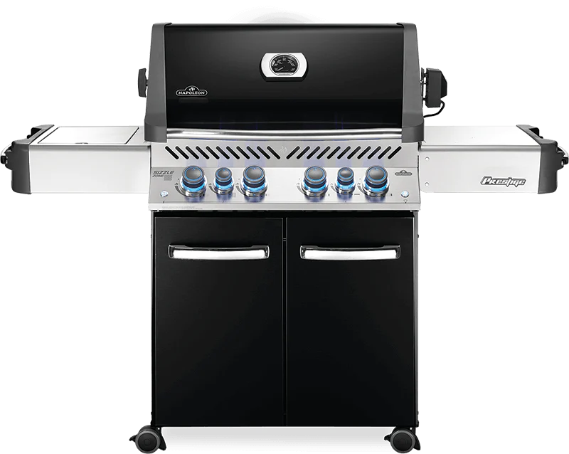 Napoleon Bbq P500RSIBPK3 Prestige 500 RSIB with Infrared Side and Rear Burner , Propane, Black