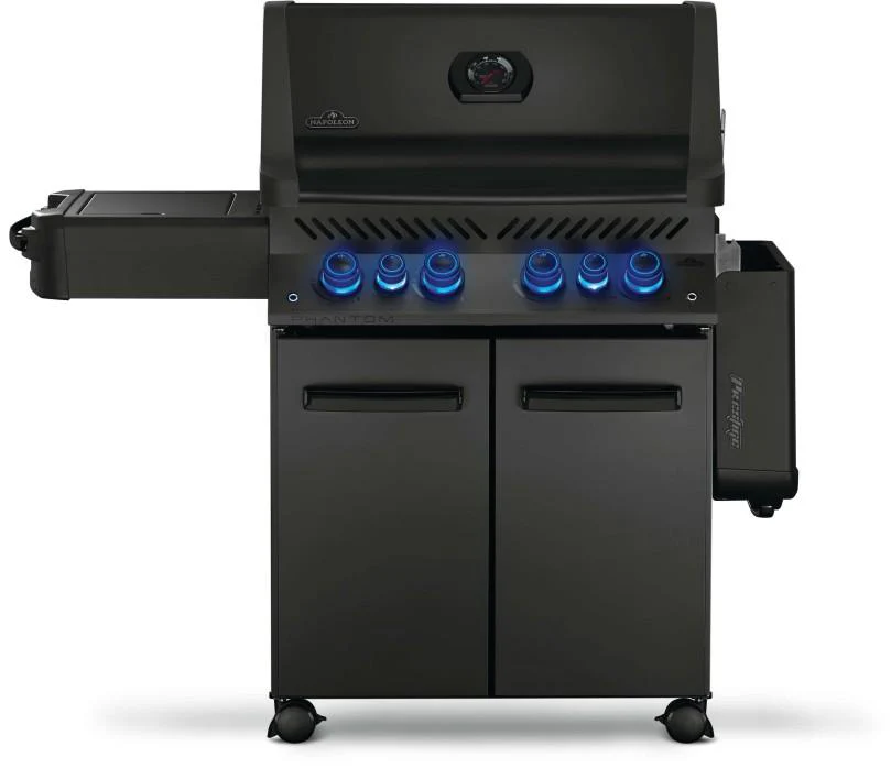 Napoleon Bbq P500RSIBPK3PHM Legacy Phantom Prestige 500 RSIB with Infrared Side and Rear Burner , Propane, Satin Black - Image 3