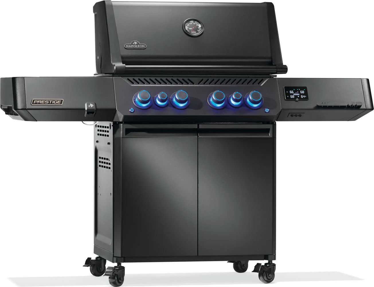 Napoleon Bbq P500VXRSIBNKPHM Phantom Prestige 500 Connected RSIB with Infrared Side and Rear Burner , Natural Gas, Matte/Matt Black - Image 4