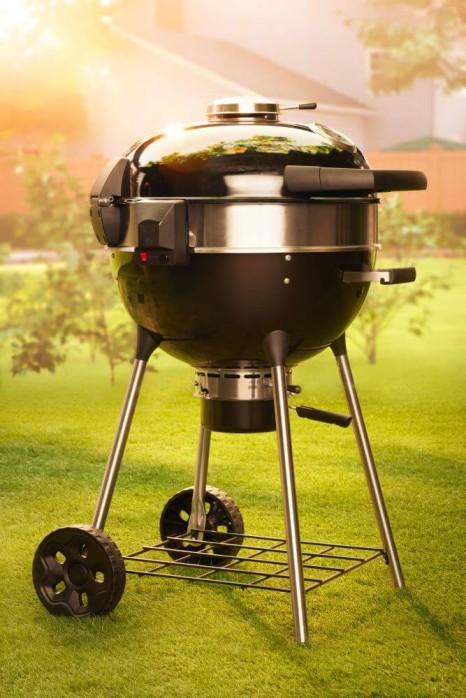 Napoleon Bbq PRO22KLEG3 Professional 22 Charcoal Kettle 22-inch Kettle Grill , Charcoal, Black - Image 6