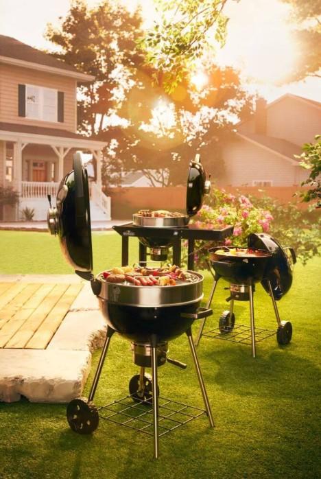 Napoleon Bbq PRO22KLEG3 Professional 22 Charcoal Kettle 22-inch Kettle Grill , Charcoal, Black - Image 7