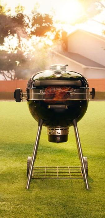 Napoleon Bbq PRO22KLEG3 Professional 22 Charcoal Kettle 22-inch Kettle Grill , Charcoal, Black - Image 9