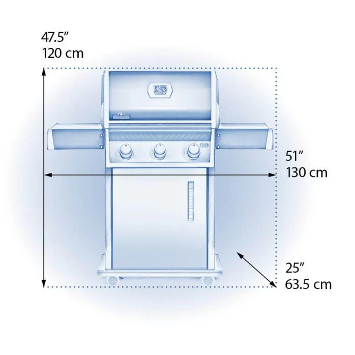 Napoleon Bbq R425NK1 Rogue 425 Gas Grill , Natural Gas, Black - Image 2