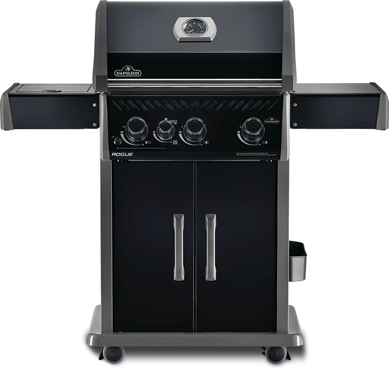 Napoleon Bbq R425SIBNBE Rogue 425 BE SIB with Infrared Side Burner, Black Edition , Black , Natural Gas
