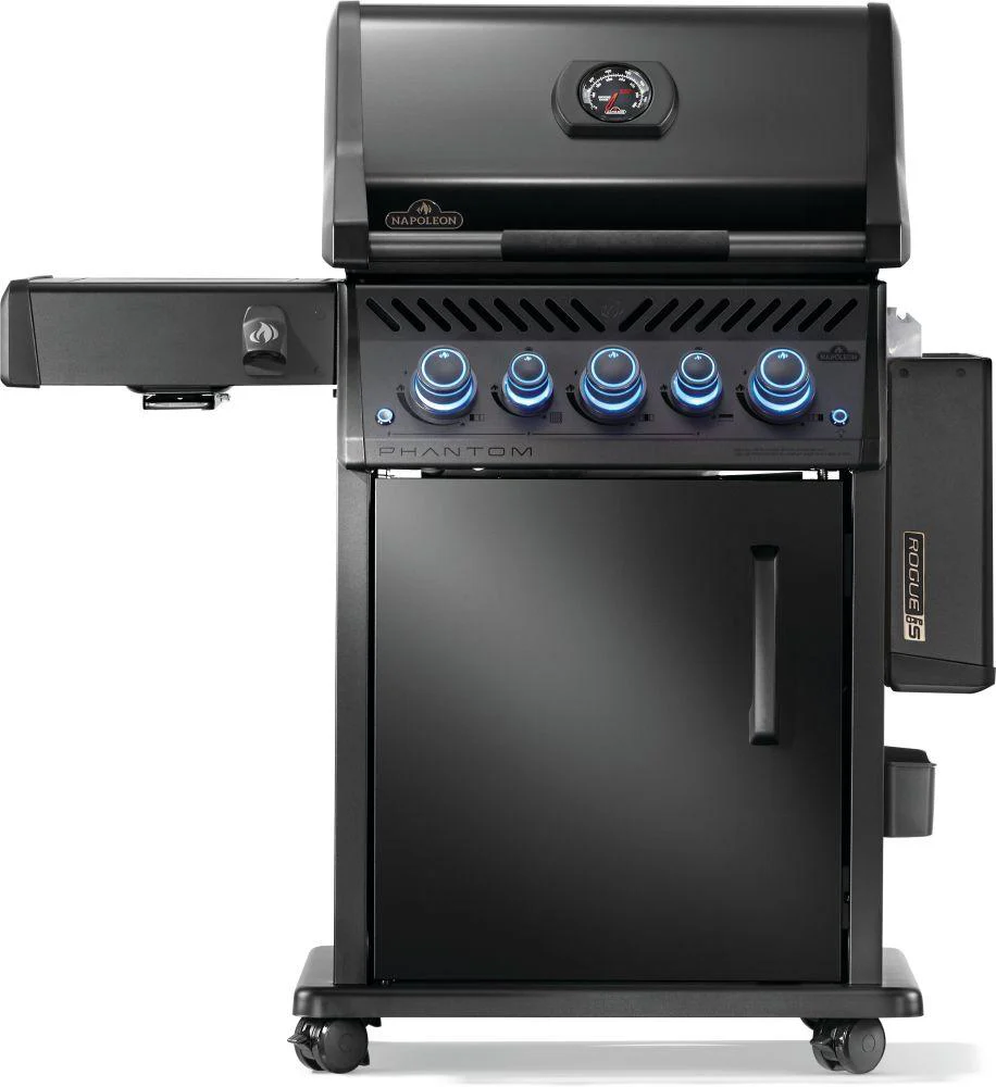 Napoleon Bbq RPS425RSIBNK2PHM Phantom Rogue PRO-S 425 RSIB with Infrared Side and Rear Burner , Natural Gas, Matte/Matt Black - Image 5