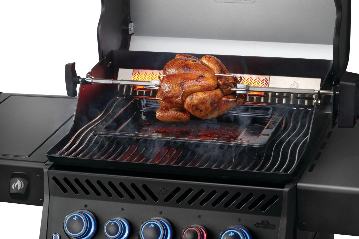 Napoleon Bbq RPS425RSIBNK2PHM Phantom Rogue PRO-S 425 RSIB with Infrared Side and Rear Burner , Natural Gas, Matte/Matt Black - Image 9