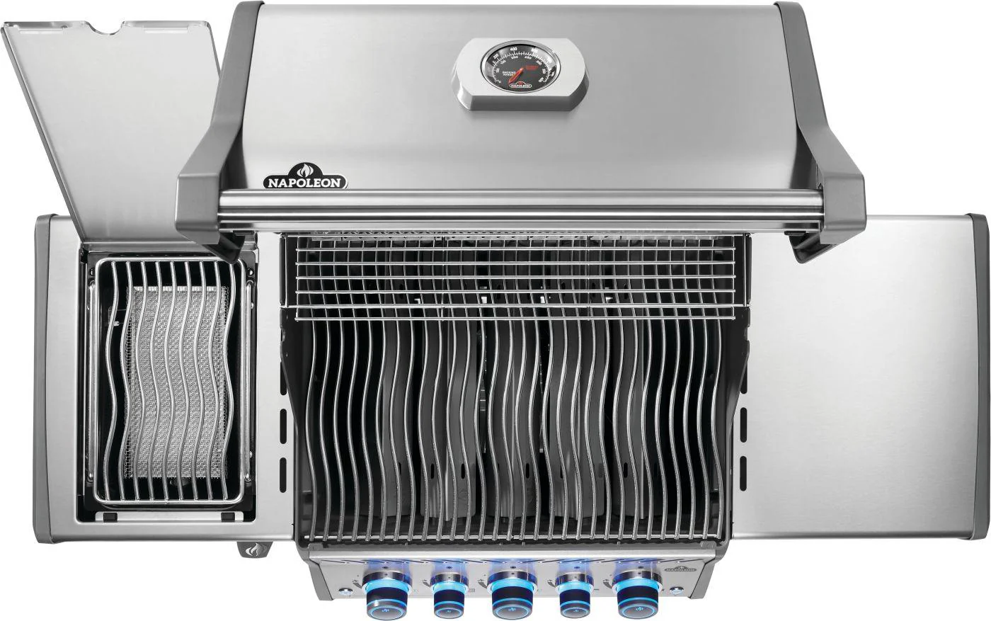 Napoleon Bbq RPS425RSIBNSS2 Rogue PRO-S 425 RSIB with Infrared Side and Rear Burner , Natural Gas, Stainless Steel - Image 7