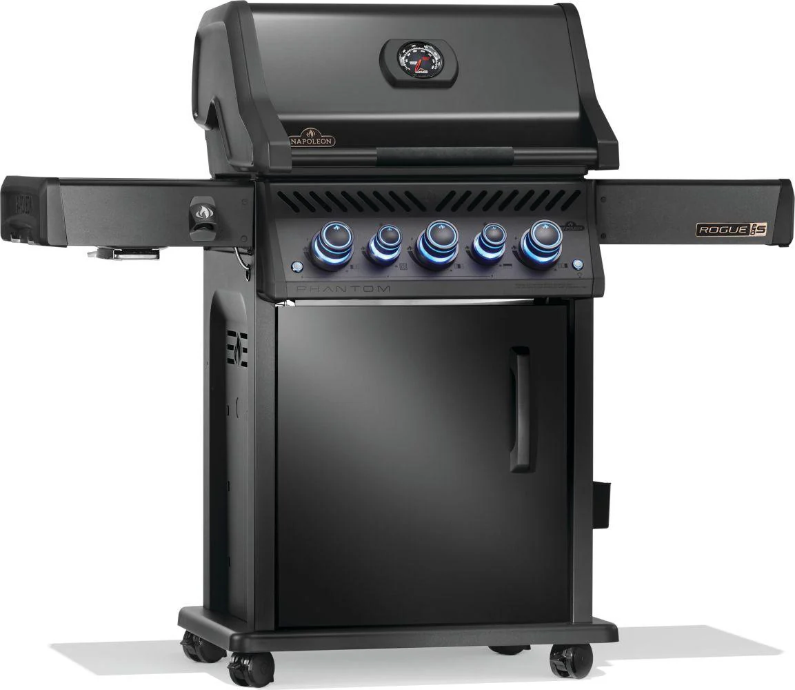 Napoleon Bbq RPS425RSIBPK2PHM Phantom Rogue PRO-S 425 RSIB with Infrared Side and Rear Burner , Propane, Matte/Matt Black - Image 4