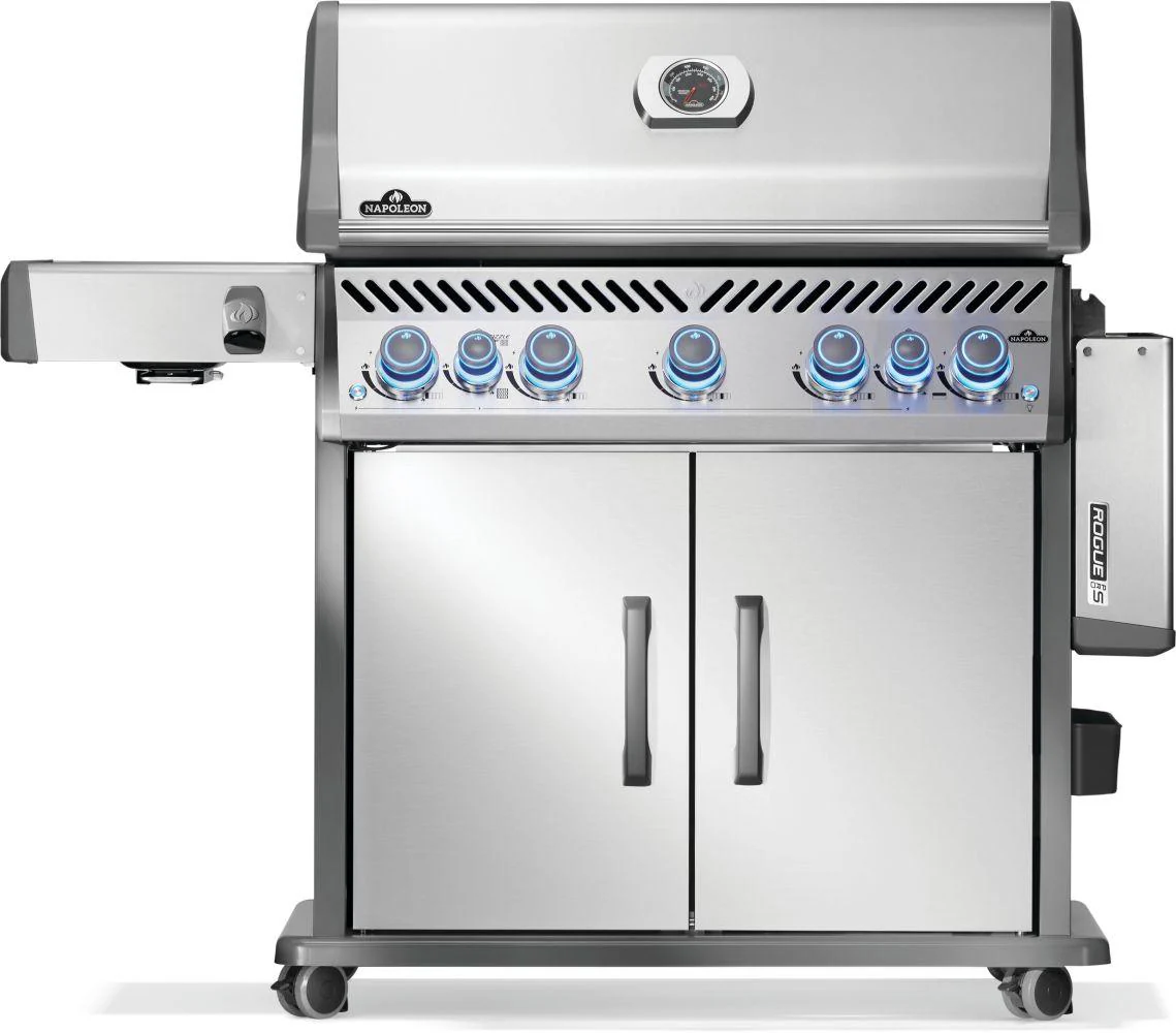 Napoleon Bbq RPS625RSIBNSS2 Rogue PRO-S 625 RSIB with Infrared Side and Rear Burner , Natural Gas, Stainless Steel - Image 9