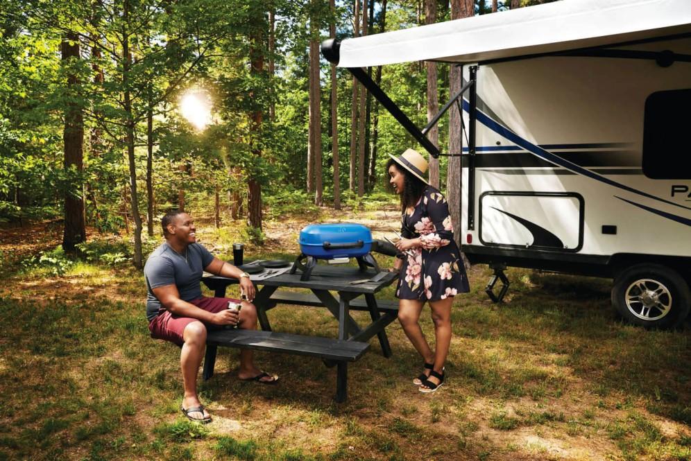 Napoleon Bbq TQ240BL TravelQ 240 Portable Gas Grill , Propane, Blue - Image 11
