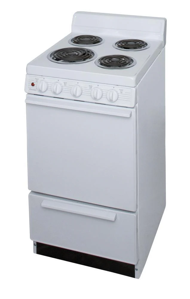 Premier EAK100OP 20 in. Freestanding Electric Range in White - Image 3