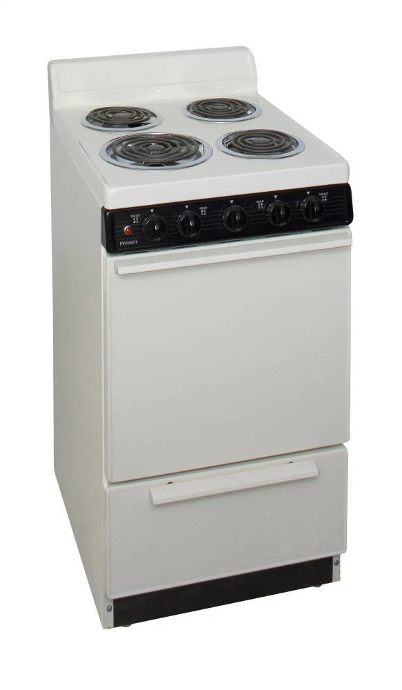 Premier EAK100TP0 20 in. Freestanding Electric Range in Biscuit - Image 2