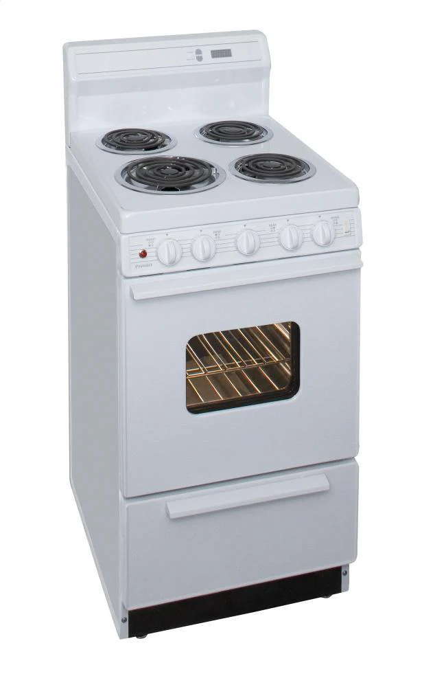 Premier EAK220OP 20 in. Freestanding Electric Range in White - Image 2
