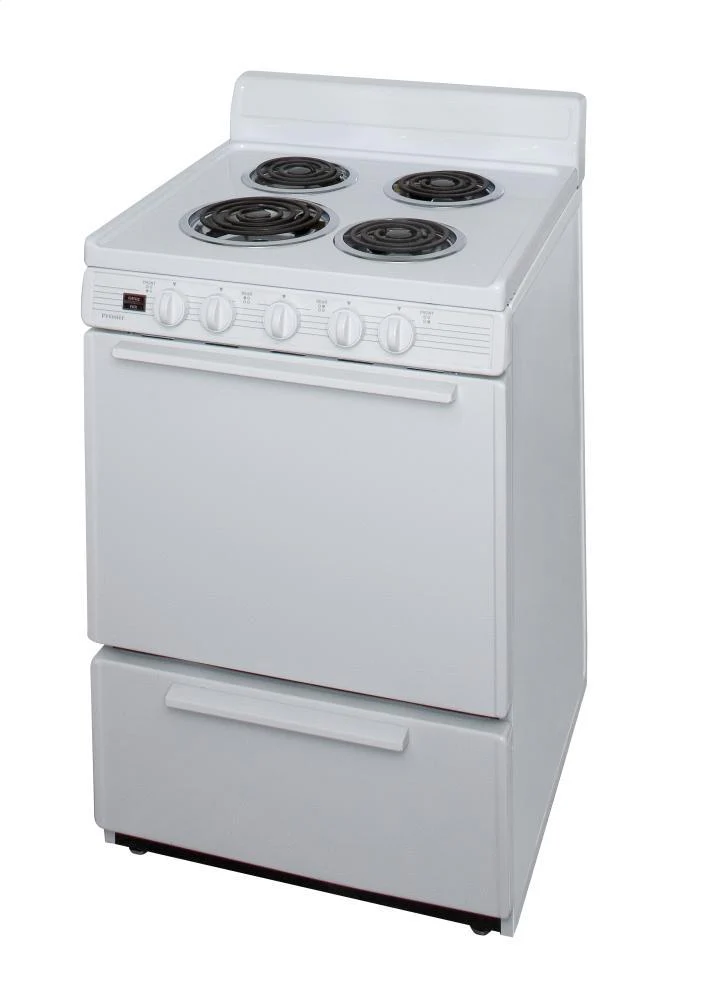 Premier ECK100OP 24 in. Freestanding Electric Range in White - Image 3