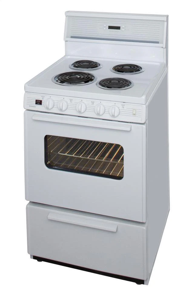 Premier ECK240OP 24 in. Freestanding Electric Range in White - Image 3