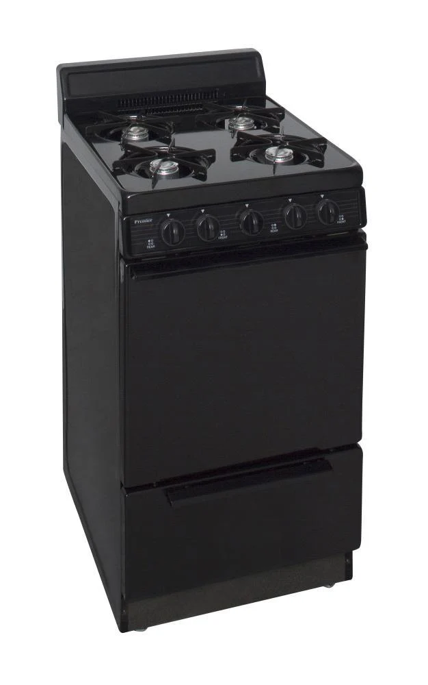 Premier SAK100BP0 20 in. Freestanding Gas Range in Black - Image 2
