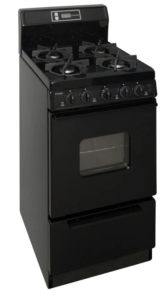Premier SAK220BP 20 in. Freestanding Gas Range in Biscuit - Image 3