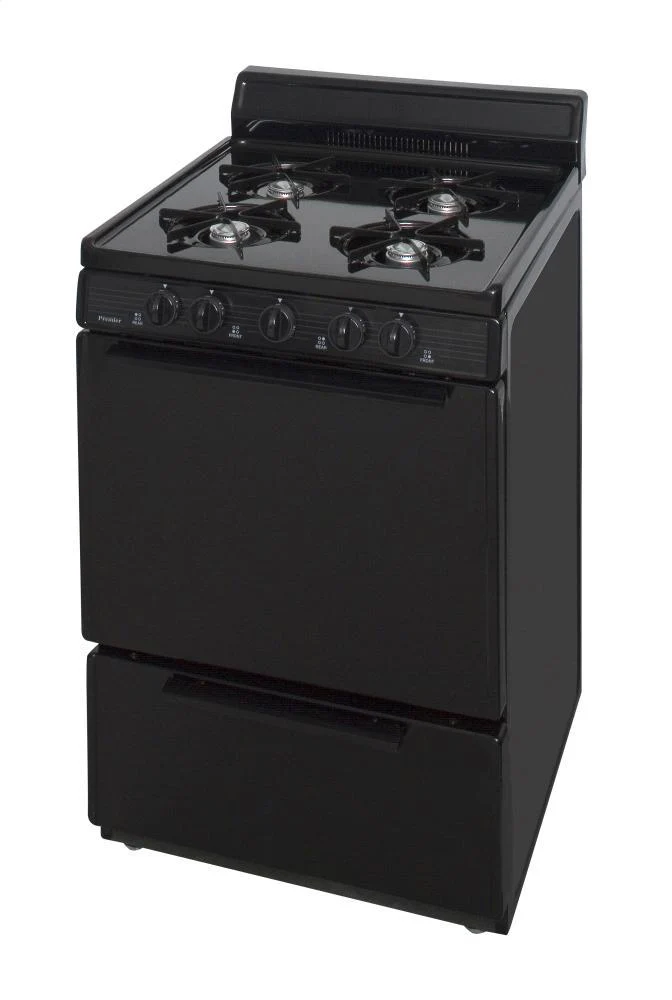 Premier SCK100BP 24 in. Freestanding Gas Range in Black - Image 3