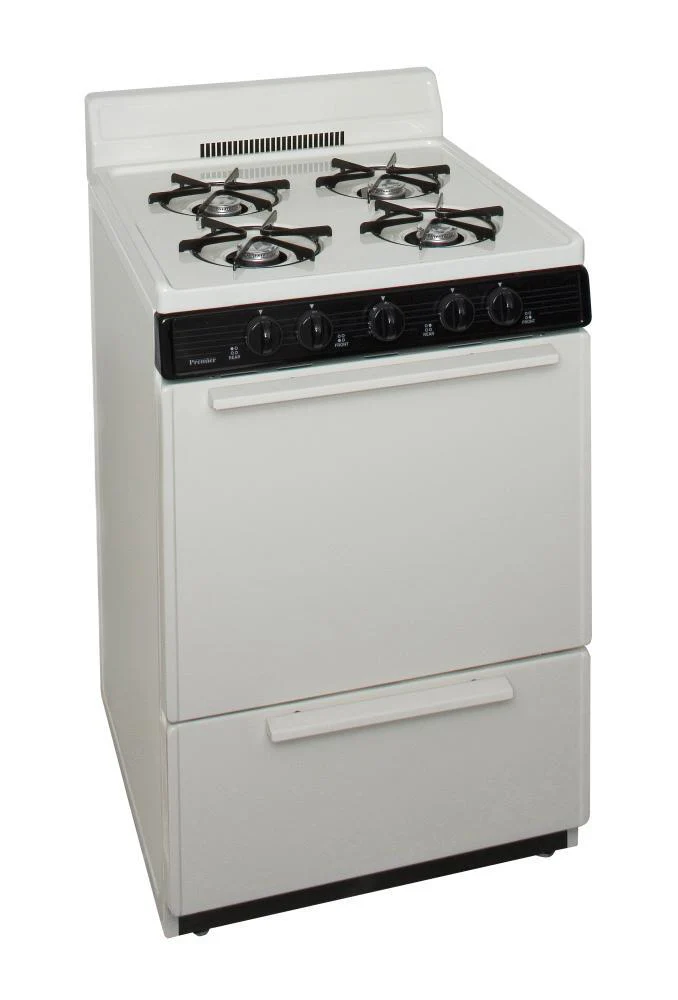 Premier SCK100TP0 24 in. Freestanding Gas Range in Biscuit - Image 2