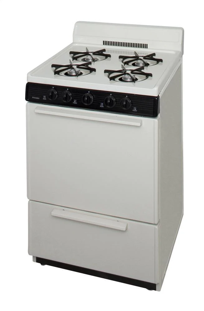 Premier SCK100TP0 24 in. Freestanding Gas Range in Biscuit - Image 3