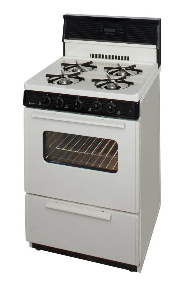 Premier SCK240TP0 24 in. Freestanding Gas Range in Biscuit - Image 3