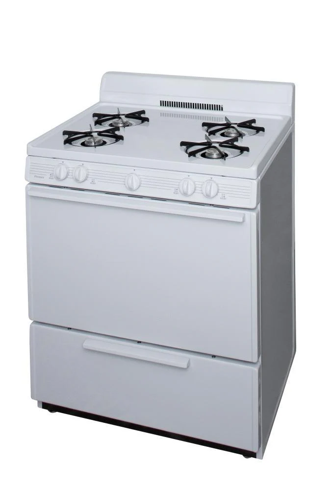 Premier SFK100OP 30 in. Freestanding Gas Range in White - Image 3