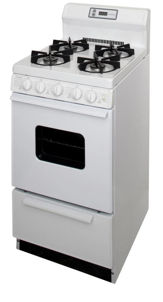 Premier SHK220OP 20 in. Freestanding Gas Range in White - Image 3