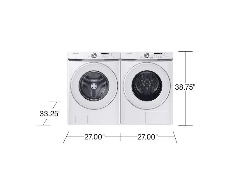 Samsung DV45DG6000HW 7.5 cu. ft. Large Capacity Ventless Hybrid Heat Pump Dryer with Wi-Fi in White - Image 2