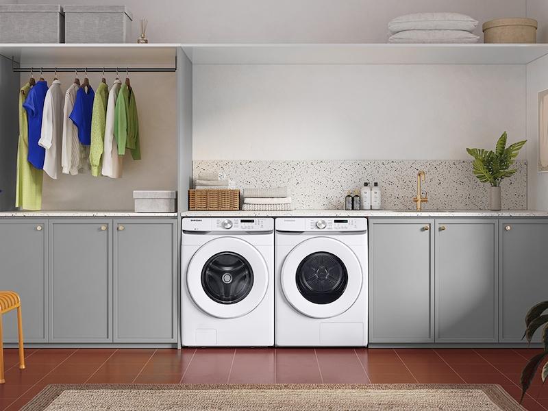 Samsung DV45DG6000HW 7.5 cu. ft. Large Capacity Ventless Hybrid Heat Pump Dryer with Wi-Fi in White - Image 6
