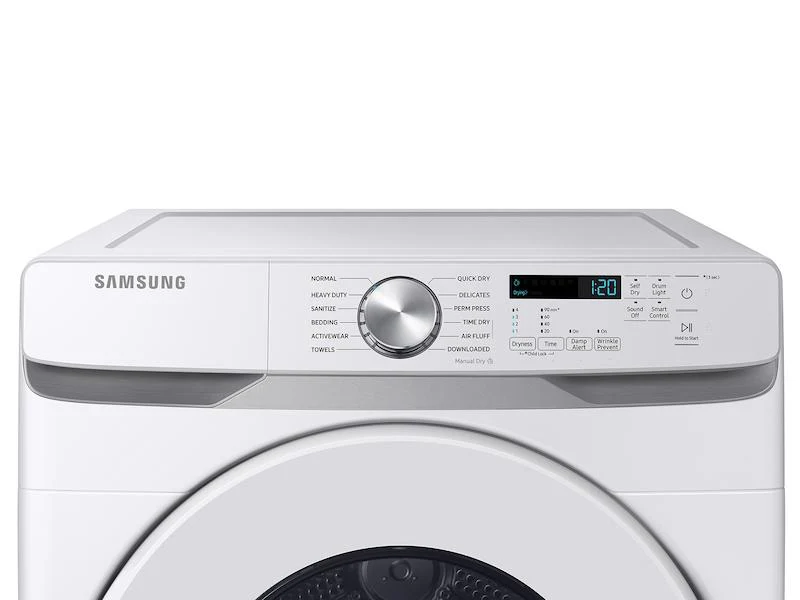 Samsung DV45DG6000HW 7.5 cu. ft. Large Capacity Ventless Hybrid Heat Pump Dryer with Wi-Fi in White - Image 7