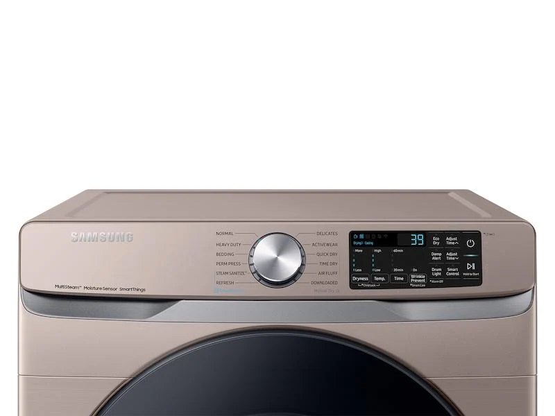 7.5 cu. ft. Smart Electric Dryer with Steam Sanitize+ in Champagne - Image 2