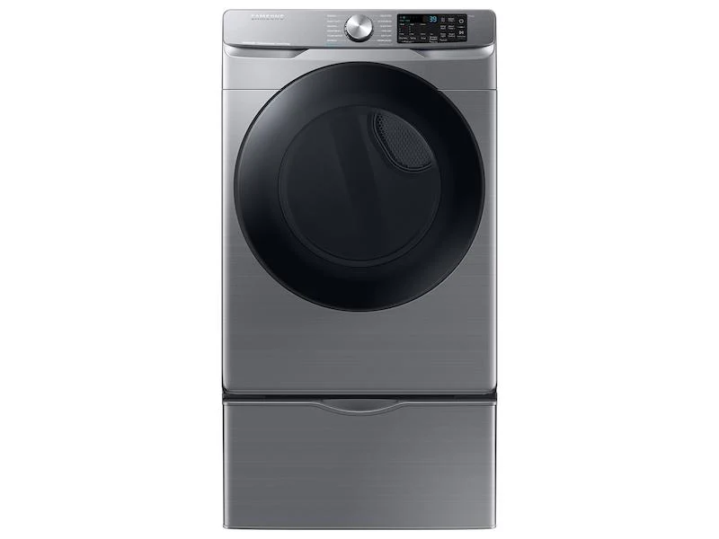 Samsung DVE45B6300P 7.5 cu. ft. Smart Electric Dryer with Steam Sanitize+ in Platinum - Image 3